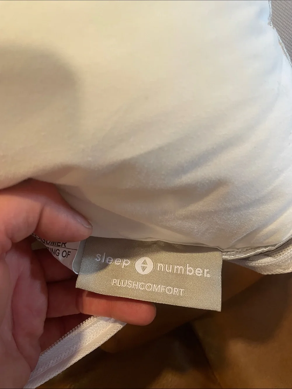 Sleep Number Plush Comfort King Pillow New